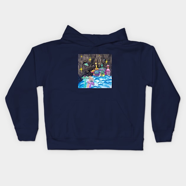 Far Out Kids Hoodie by Rororocker